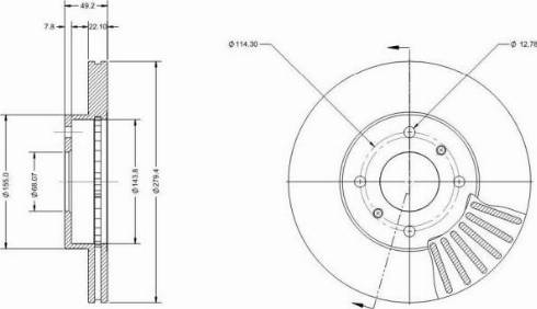 Remy RAD1479C - Disque de frein cwaw.fr