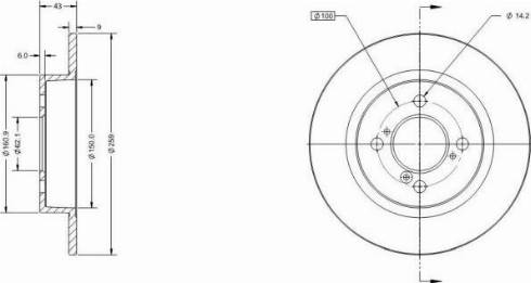 Remy RAD1471C - Disque de frein cwaw.fr