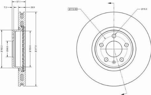 Remy RAD1596C - Disque de frein cwaw.fr