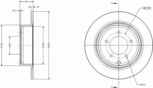 Remy RAD1549C - Disque de frein cwaw.fr