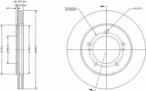 Remy RAD1546C - Disque de frein cwaw.fr