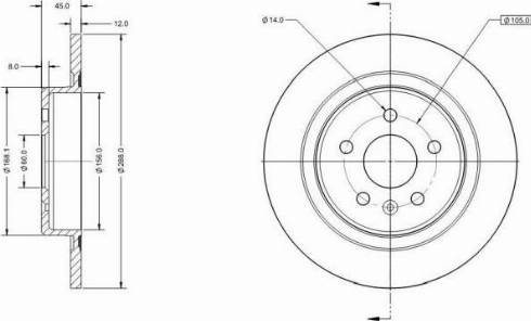 Remy RAD1559C - Disque de frein cwaw.fr