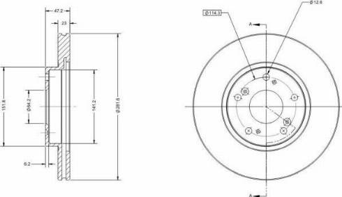 Remy RAD1557C - Disque de frein cwaw.fr