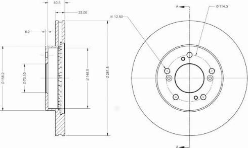 Remy RAD1565C - Disque de frein cwaw.fr