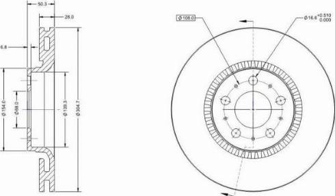 Remy RAD1566C - Disque de frein cwaw.fr