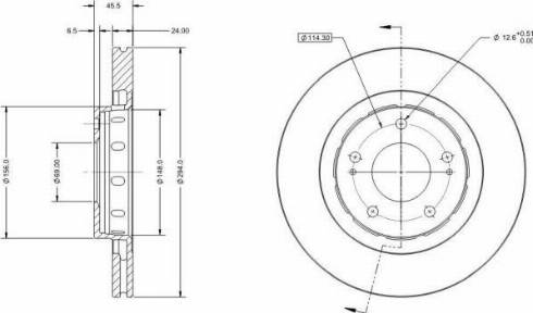 Remy RAD1508C - Disque de frein cwaw.fr