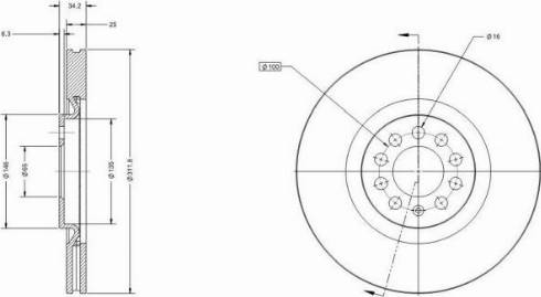 Remy RAD1502C - Disque de frein cwaw.fr