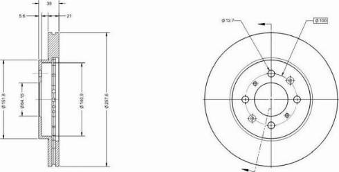 Remy RAD1507C - Disque de frein cwaw.fr