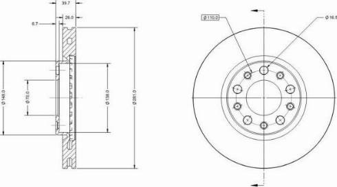 Remy RAD1585C - Disque de frein cwaw.fr