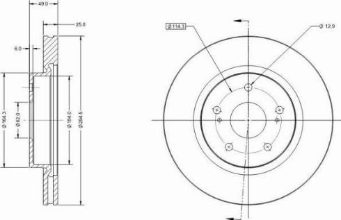 Remy RAD1583C - Disque de frein cwaw.fr