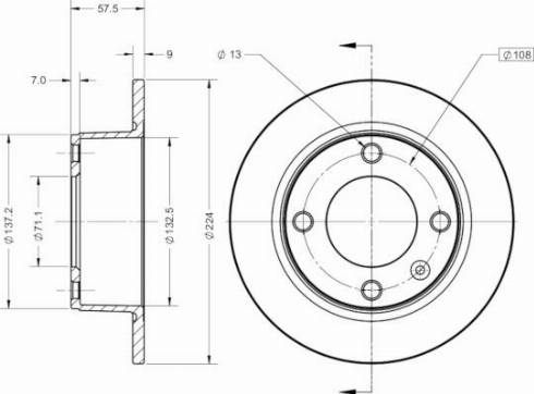 Remy RAD1536C - Disque de frein cwaw.fr