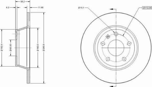 Remy RAD1533C - Disque de frein cwaw.fr