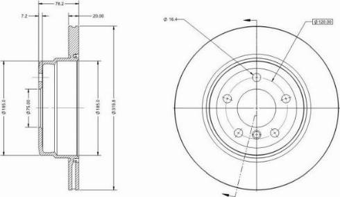 Remy RAD1529C - Disque de frein cwaw.fr