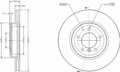 Remy RAD1524C - Disque de frein cwaw.fr