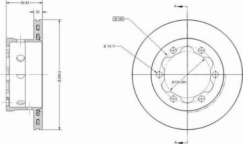 Remy RAD1526C - Disque de frein cwaw.fr