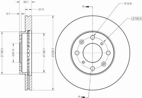 Remy RAD1522C - Disque de frein cwaw.fr