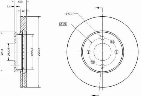 Remy RAD1527C - Disque de frein cwaw.fr