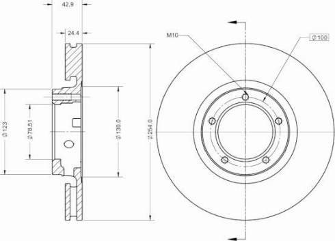 Remy RAD1574C - Disque de frein cwaw.fr