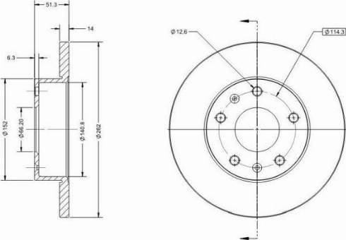 Remy RAD1576C - Disque de frein cwaw.fr