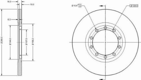 Remy RAD1573C - Disque de frein cwaw.fr