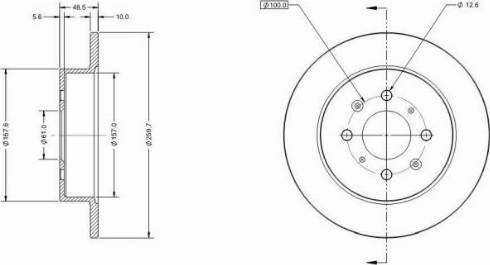 Remy RAD1577C - Disque de frein cwaw.fr