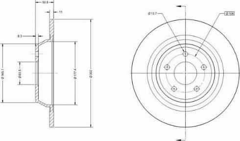 Remy RAD1694C - Disque de frein cwaw.fr