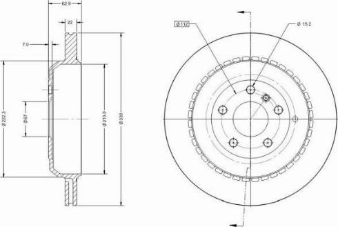 Remy RAD1695C - Disque de frein cwaw.fr