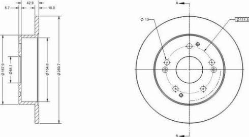 Remy RAD1692C - Disque de frein cwaw.fr