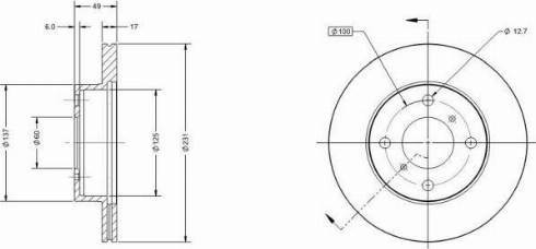 Remy RAD1697C - Disque de frein cwaw.fr