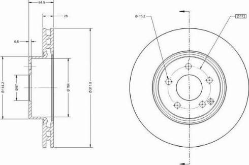 Remy RAD1649C - Disque de frein cwaw.fr