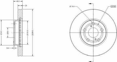 Remy RAD1640C - Disque de frein cwaw.fr