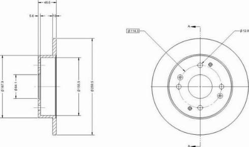 Remy RAD1654C - Disque de frein cwaw.fr