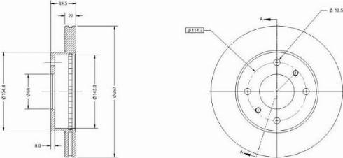 Remy RAD1609C - Disque de frein cwaw.fr