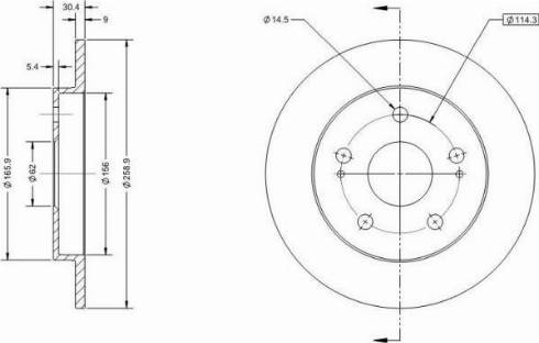 Remy RAD1604C - Disque de frein cwaw.fr