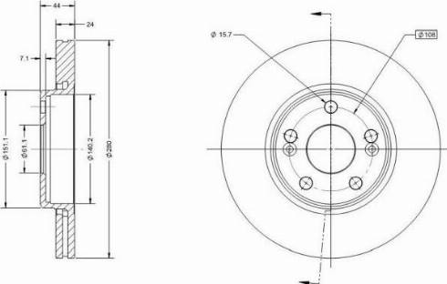 Remy RAD1616C - Disque de frein cwaw.fr