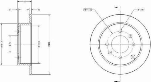 Remy RAD1636C - Disque de frein cwaw.fr