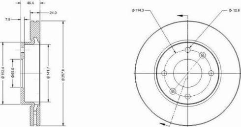 Remy RAD1630C - Disque de frein cwaw.fr