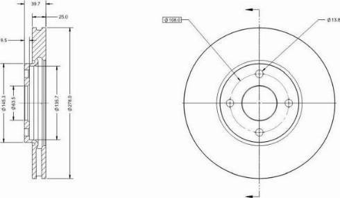 Remy RAD1632C - Disque de frein cwaw.fr