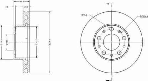 Remy RAD1679C - Disque de frein cwaw.fr