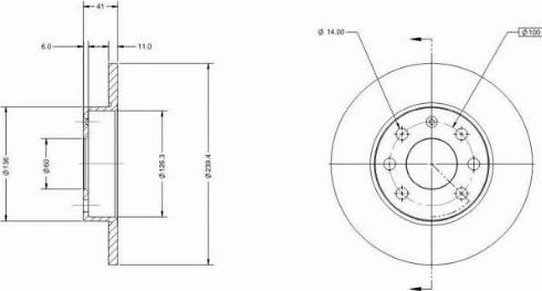 Remy RAD1094C - Disque de frein cwaw.fr