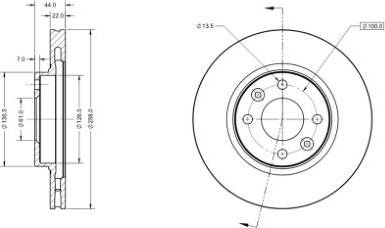 Remy RAD1095C - Disque de frein cwaw.fr