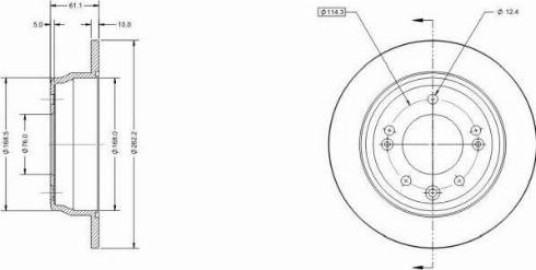 Remy RAD1090C - Disque de frein cwaw.fr