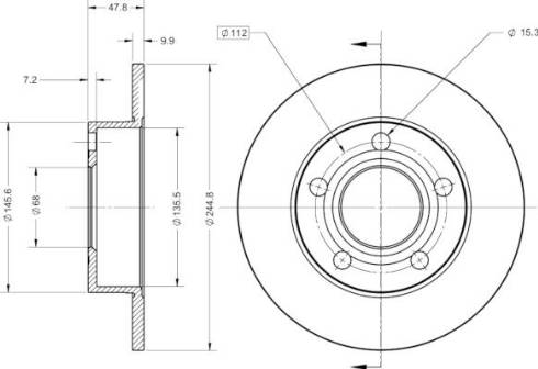 Remy RAD1091C - Disque de frein cwaw.fr