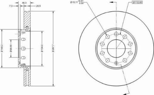 Remy RAD1048C - Disque de frein cwaw.fr