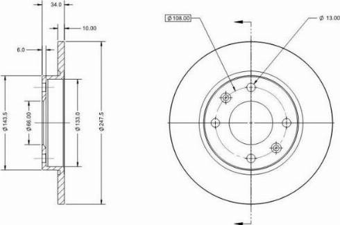 Remy RAD1042C - Disque de frein cwaw.fr