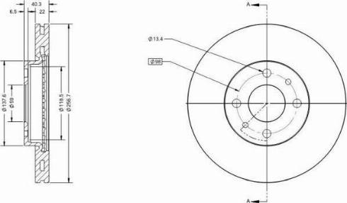 Remy RAD1054C - Disque de frein cwaw.fr