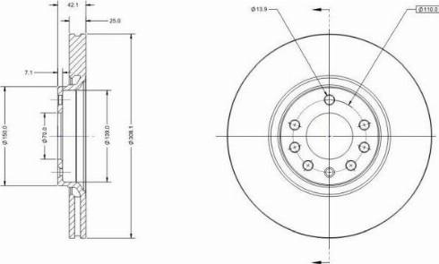 Remy RAD1056C - Disque de frein cwaw.fr