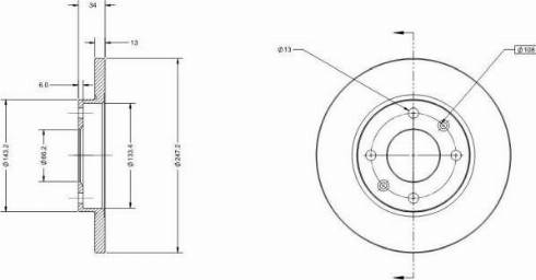 Remy RAD1052C - Disque de frein cwaw.fr