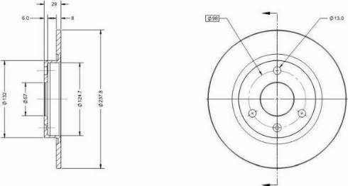 Remy RAD1067C - Disque de frein cwaw.fr