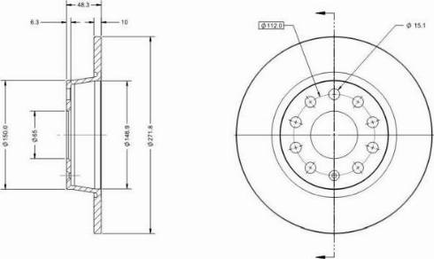 Remy RAD1003C - Disque de frein cwaw.fr